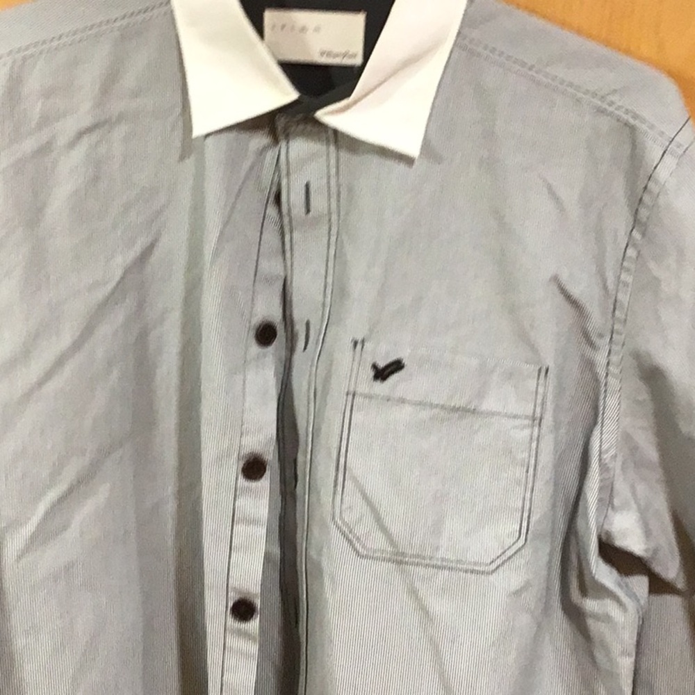 William Rast cotton long sleeve button up shirt, size XL, excellent condition
